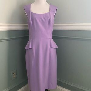 White House Black Market Lilac Dress Size 6